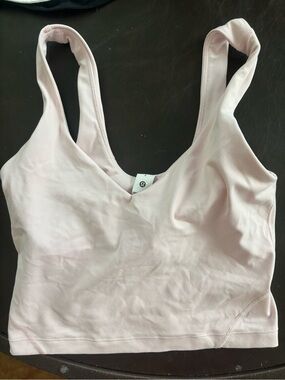 lululemon align baby pink tank